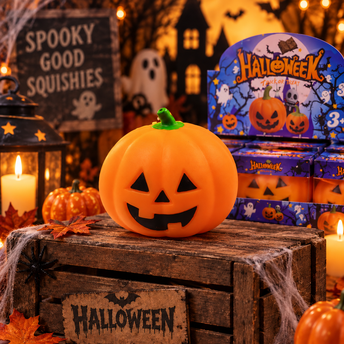 Halloween Pumpkin Squishy 🎃